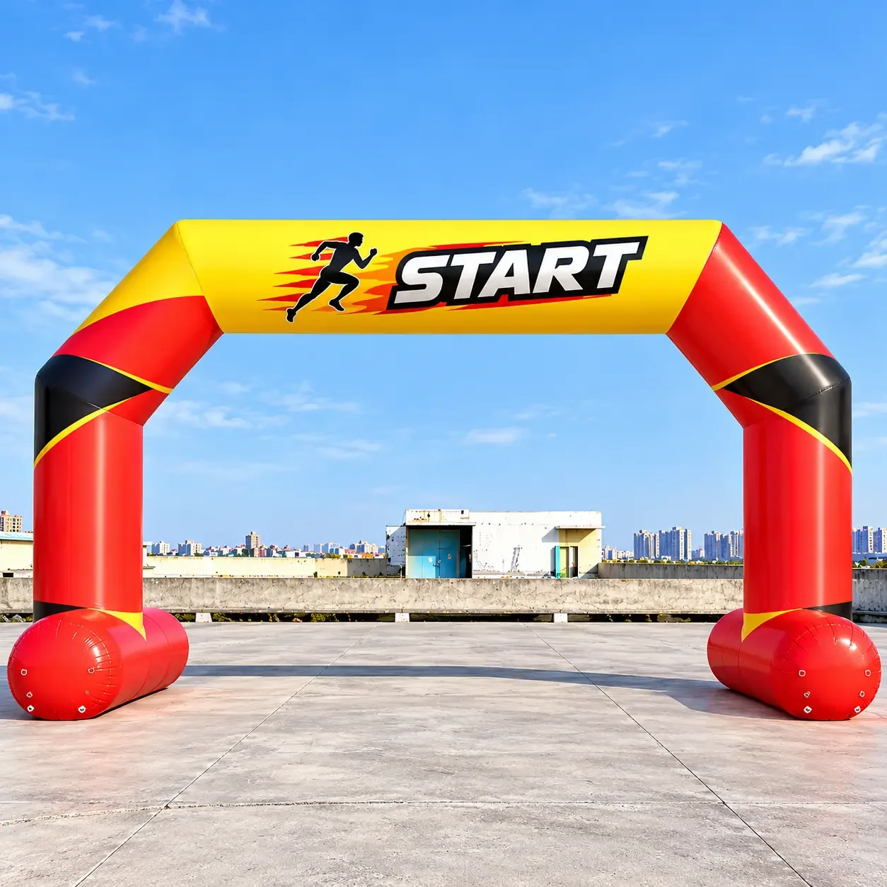 Vibrant Inflatable START Race Arch.webp
