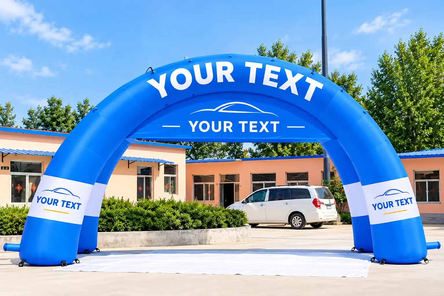 Blue Inflatable Promotional Archway.webp