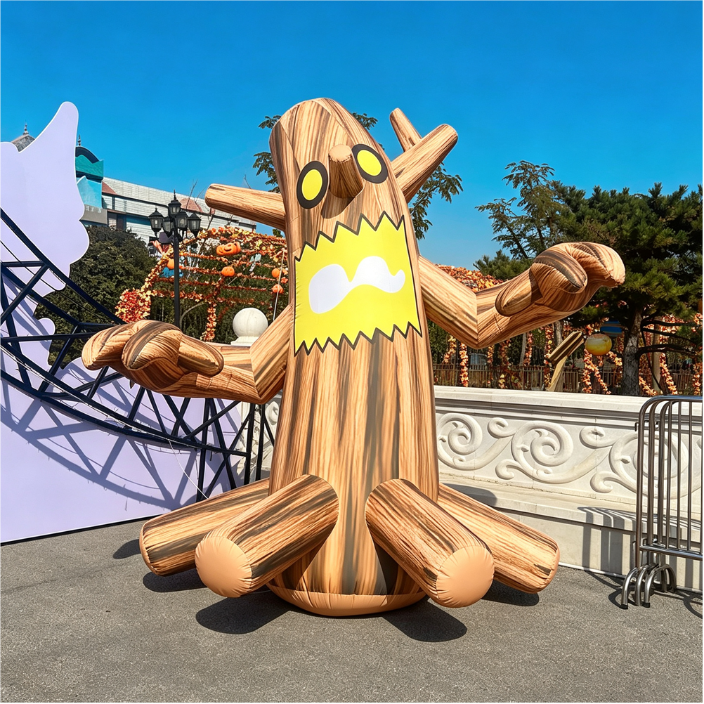 Customized inflatable models in cartoon style