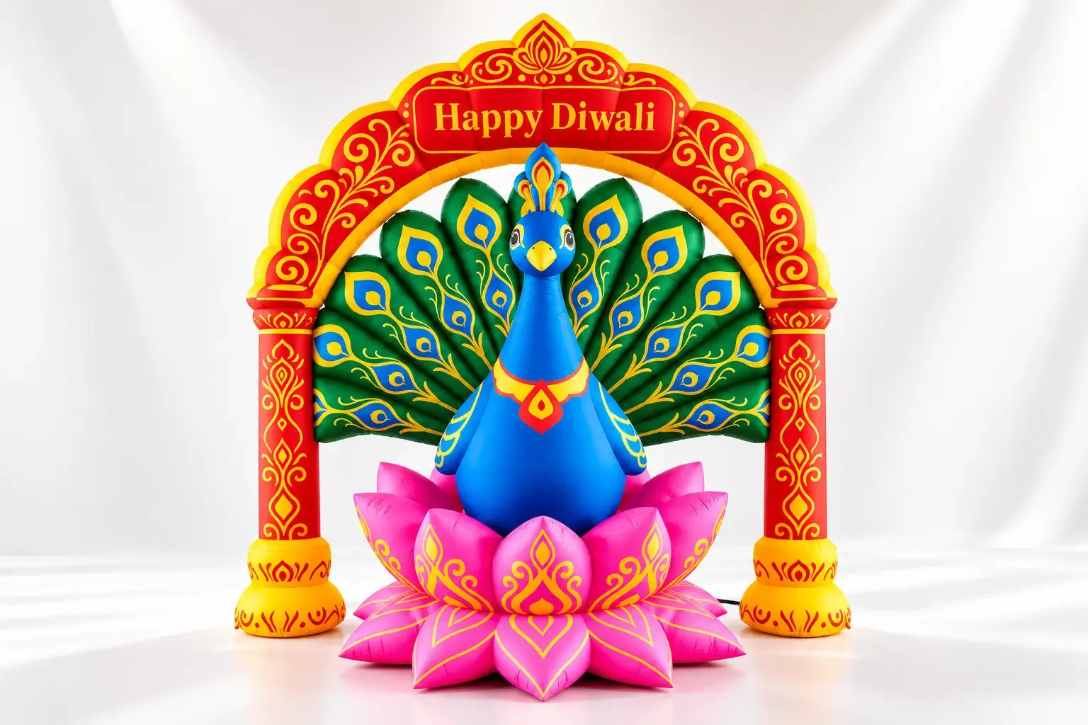 Diwali Peacock Inflatable Decoration