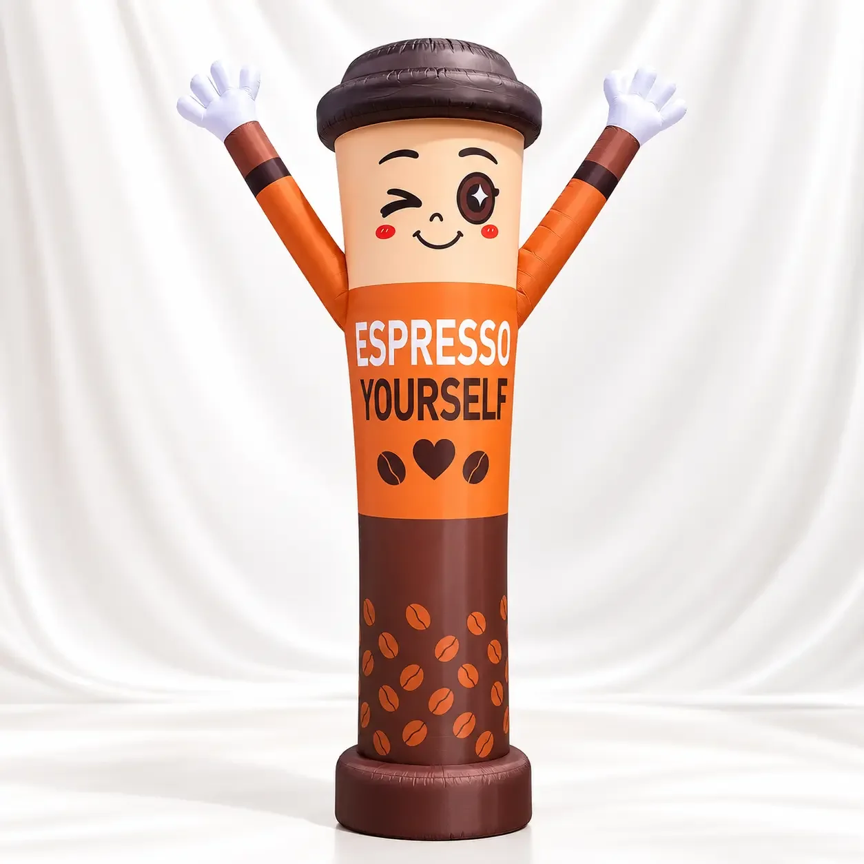 Air Column Coffee Cup Display/Rotating 9ft