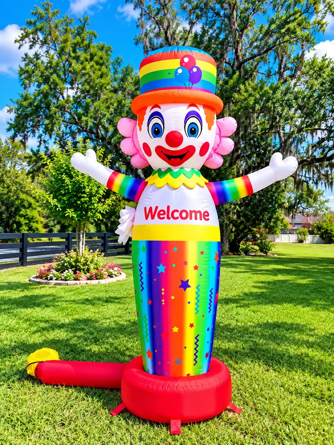 air waving pink ear clown real.webp