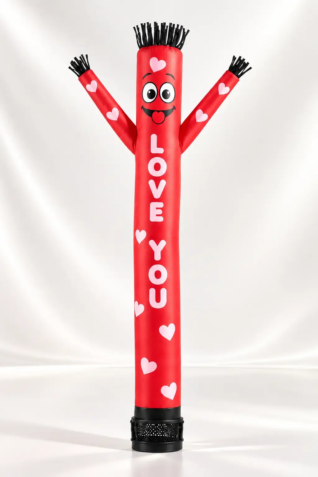 air dancer 6.6ft red heart photo studio.webp