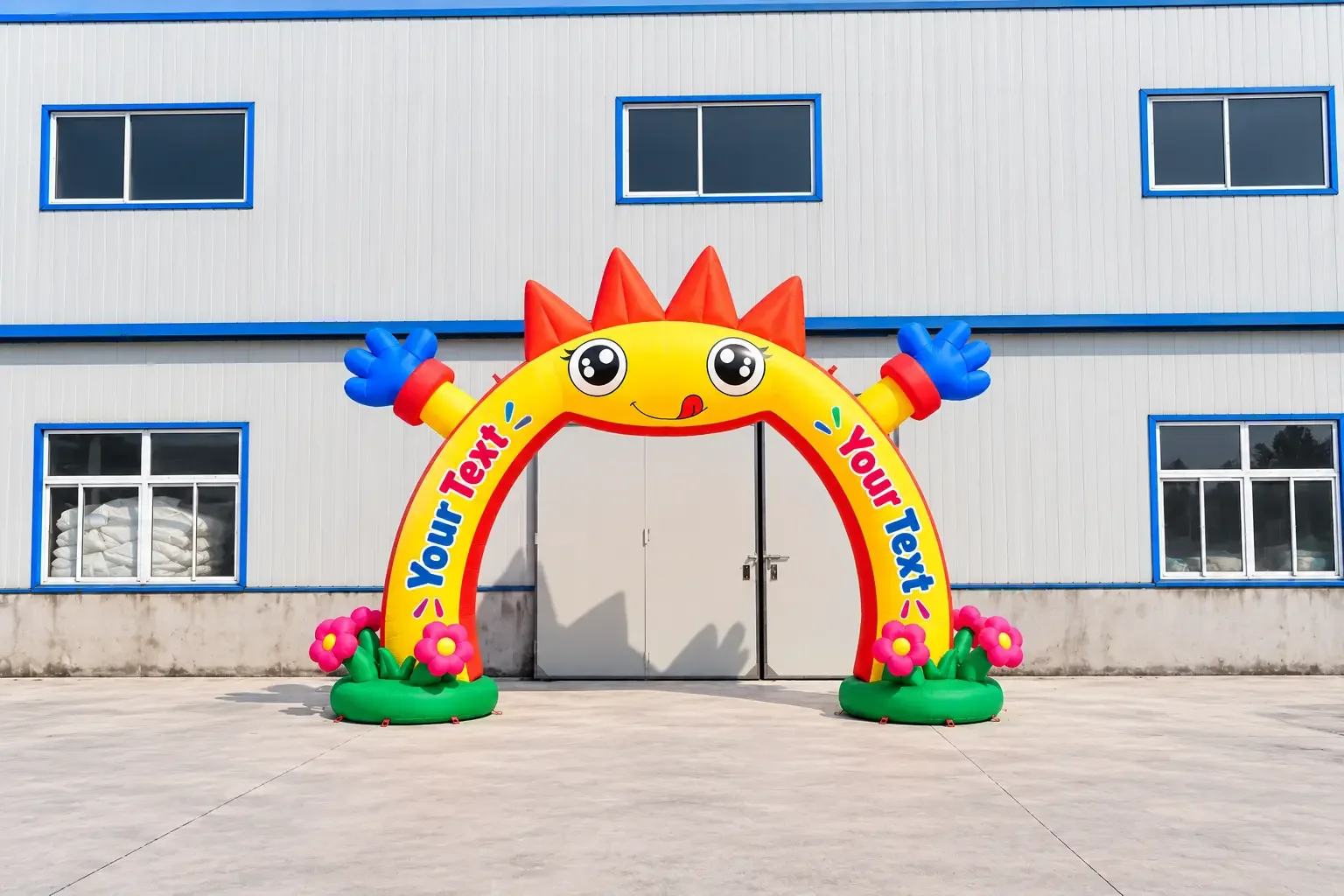 Cheerful Inflatable Sun Arch Entrance (1).webp