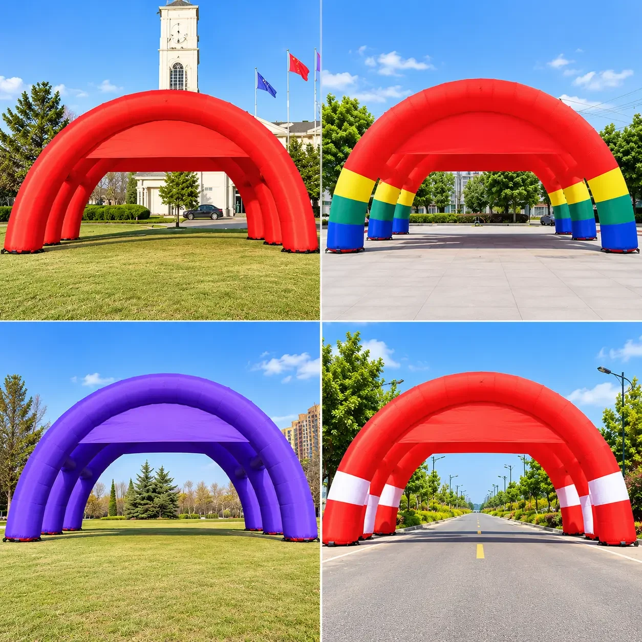 Colorful Inflatable Arch Showcase.webp
