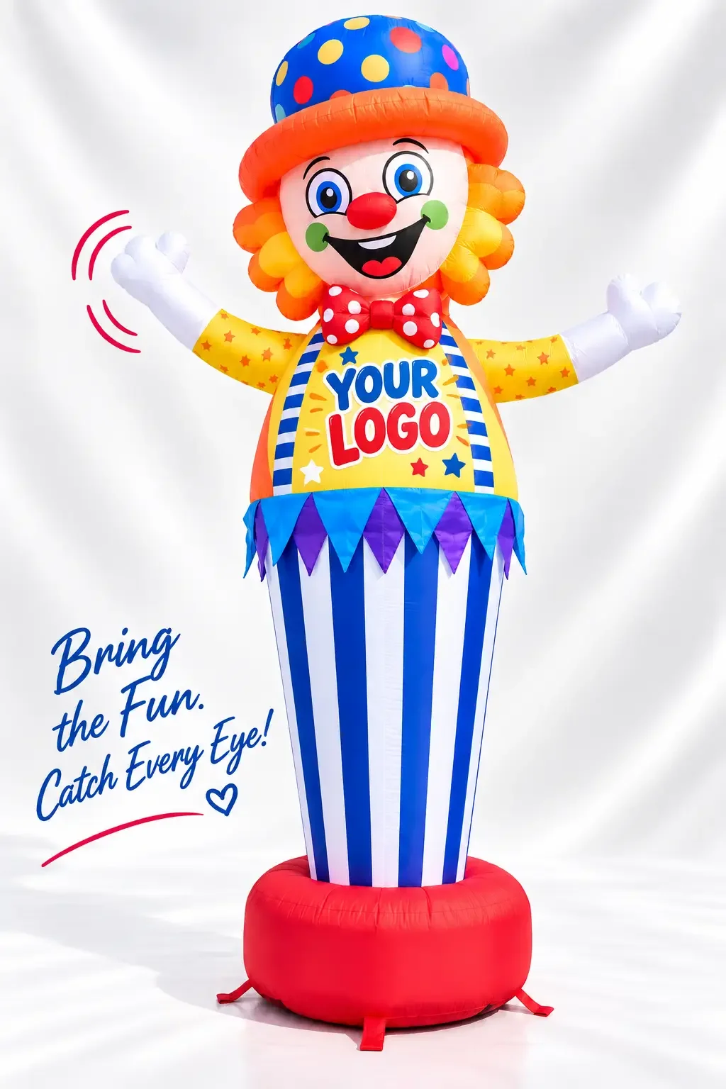 air waving clown orange ear add logo photo stuid.webp