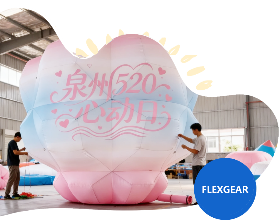 custom inflatable production