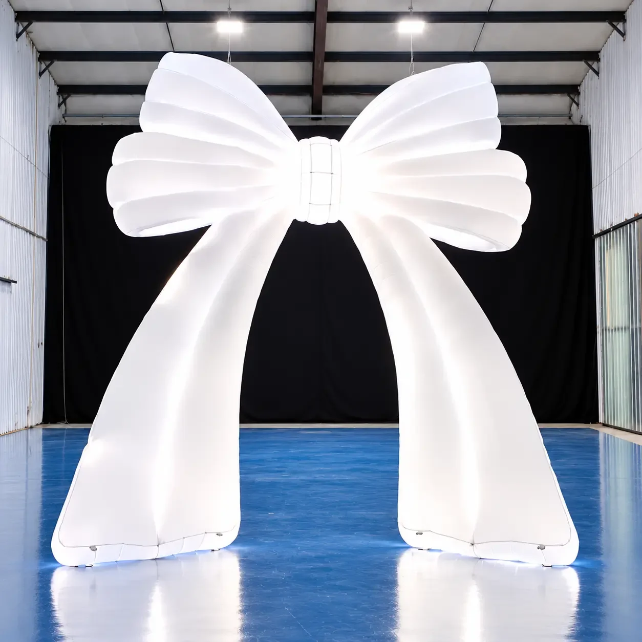 Giant Inflatable White Bow Arch (1).webp