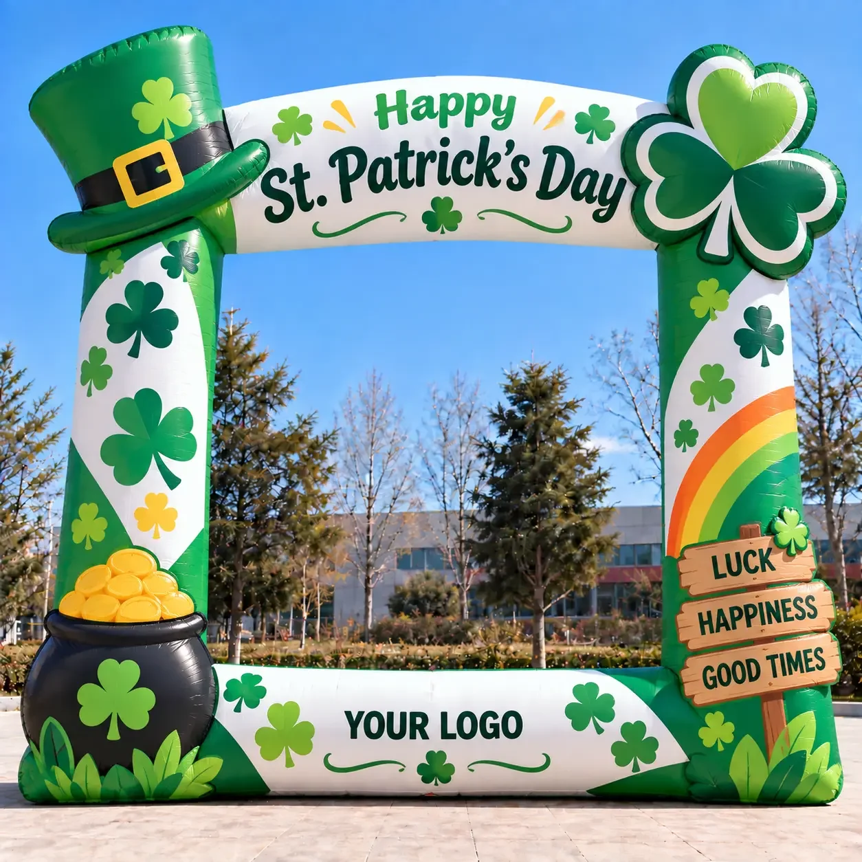 inflatable photo frame st. patrick's day.webp