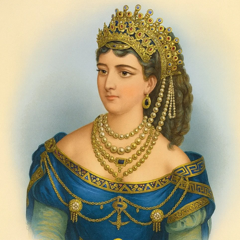 This lithograph of Lady Amalia - our muse, our mystery, our eternal aesthete - reminds me why details matter. Every line, every shadow, every delicate flourish was placed with intention&hellip; the same way we approach jewelry.

Because pieces made w