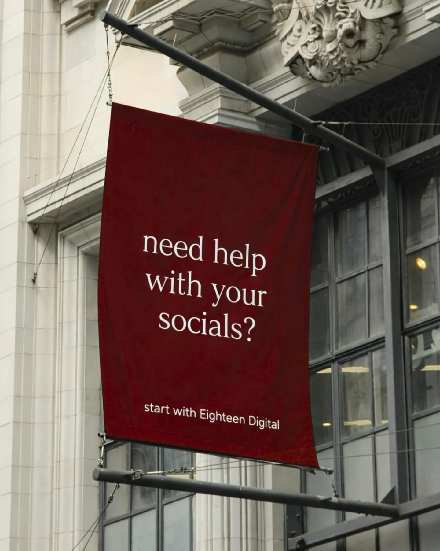 If your socials feel inconsistent, it&rsquo;s usually not the content.

It&rsquo;s the lack of direction behind it.

Fix the structure &amp; everything else improves. And that&rsquo;s what we&rsquo;re good at! 

Get in touch today! #EighteenDigital