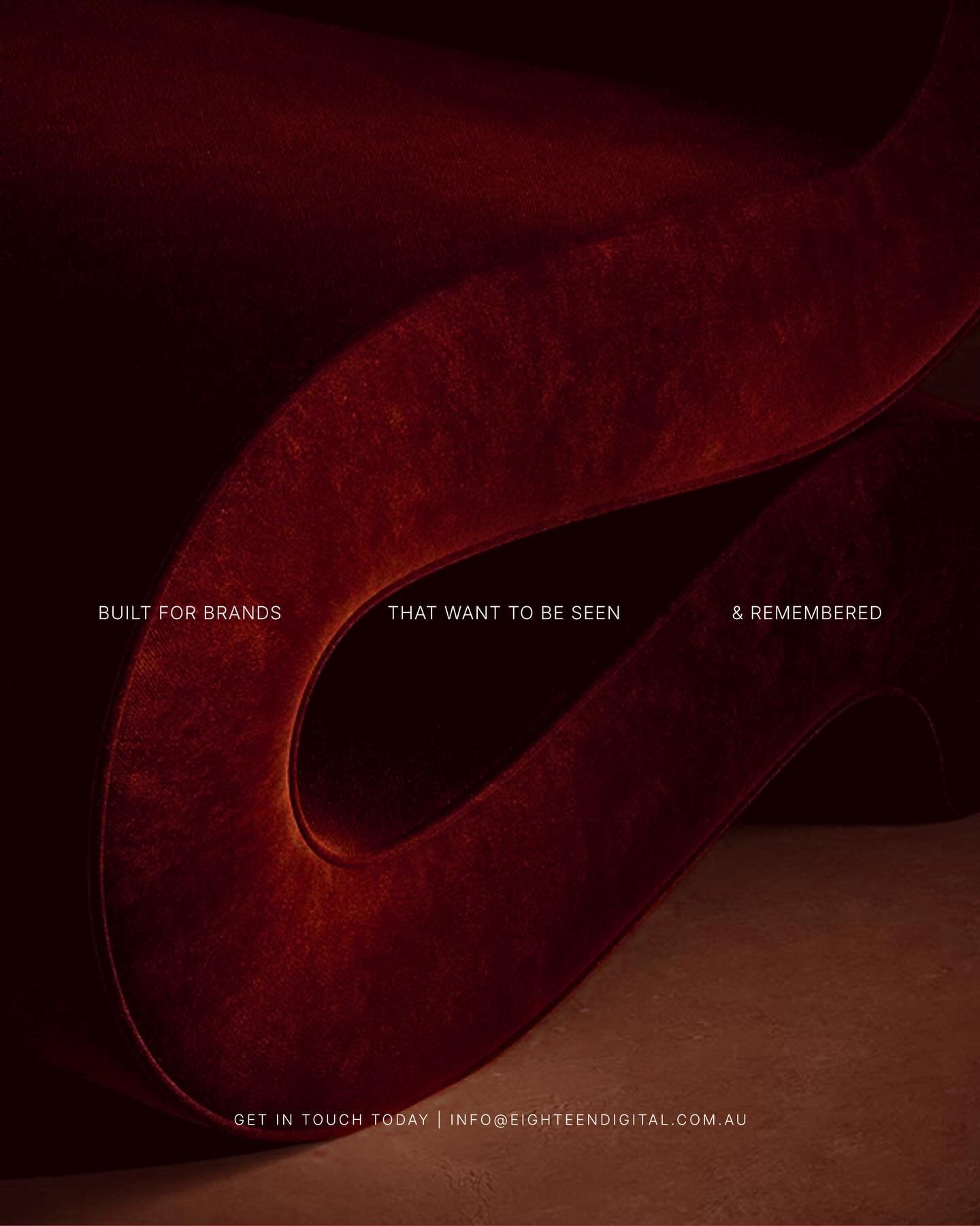 Being seen isn&rsquo;t enough anymore.

Your content needs to feel recognisable, consistent and intentional every time it shows up.

That&rsquo;s what builds trust over time. And that&rsquo;s our speciality. 

Get in touch today! #EighteenDigital