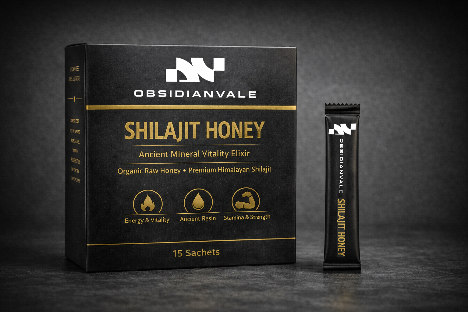 ObsidianVale Shilajit Honey - Vital Ritual