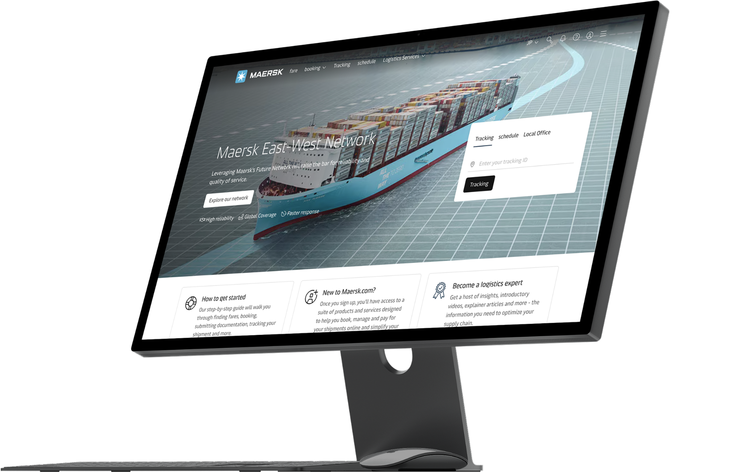 Representative visual from Less's published Maersk case