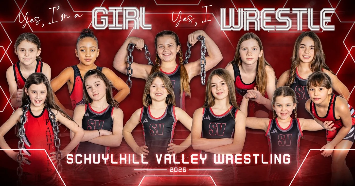 I was asked to make this girls only team photo for youth wrestling. love how this turned out!!! #girlswrestling #whorunstheworldgirls #youthwrestling #sportsphotography #berkscountyphotographer