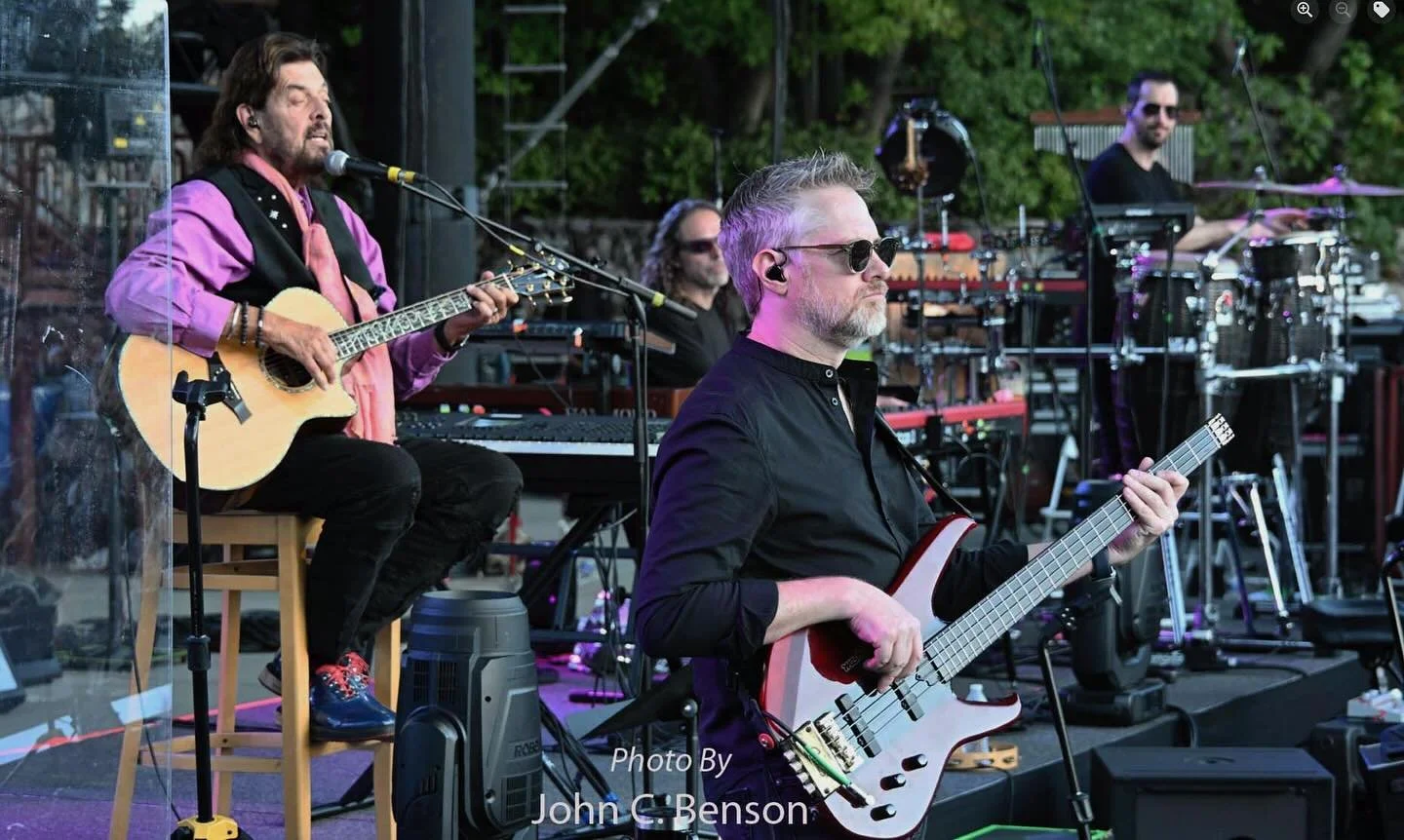 The other day, I saw @evaavilaofficial posting a shot from our shows with @alanparsonsmusic over the summer, and I had so much joy thinking about how fun that music is to play! Love this shot with @matt.riddle.520 and @ian_cattell42 📸: @originalmrsl