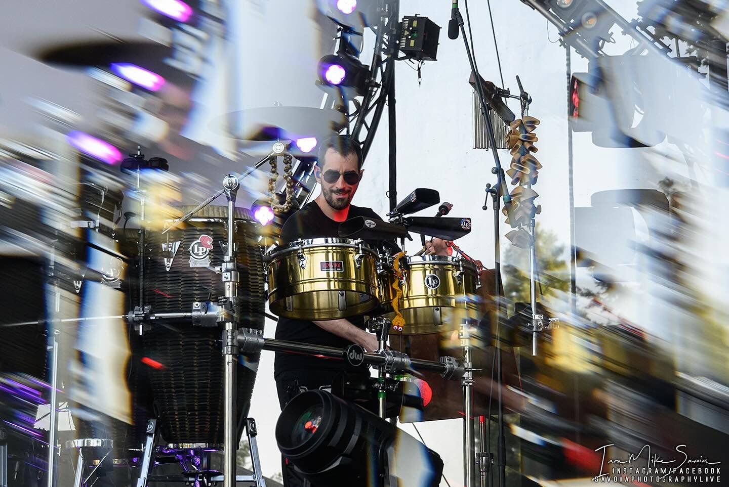 When @ironmikesavoia is taking photos, you know you&rsquo;re getting art. Playing percussion at Marymoor Park, Redmond, WA. July 2025.