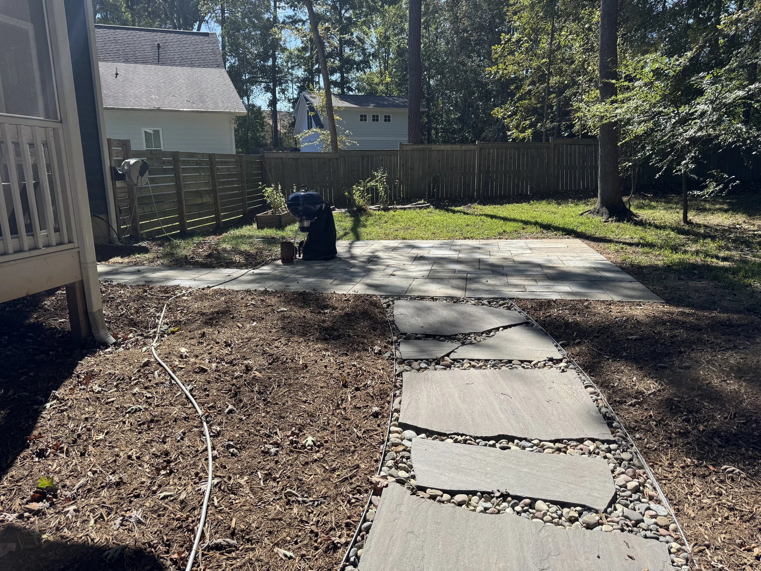 Patio and Path