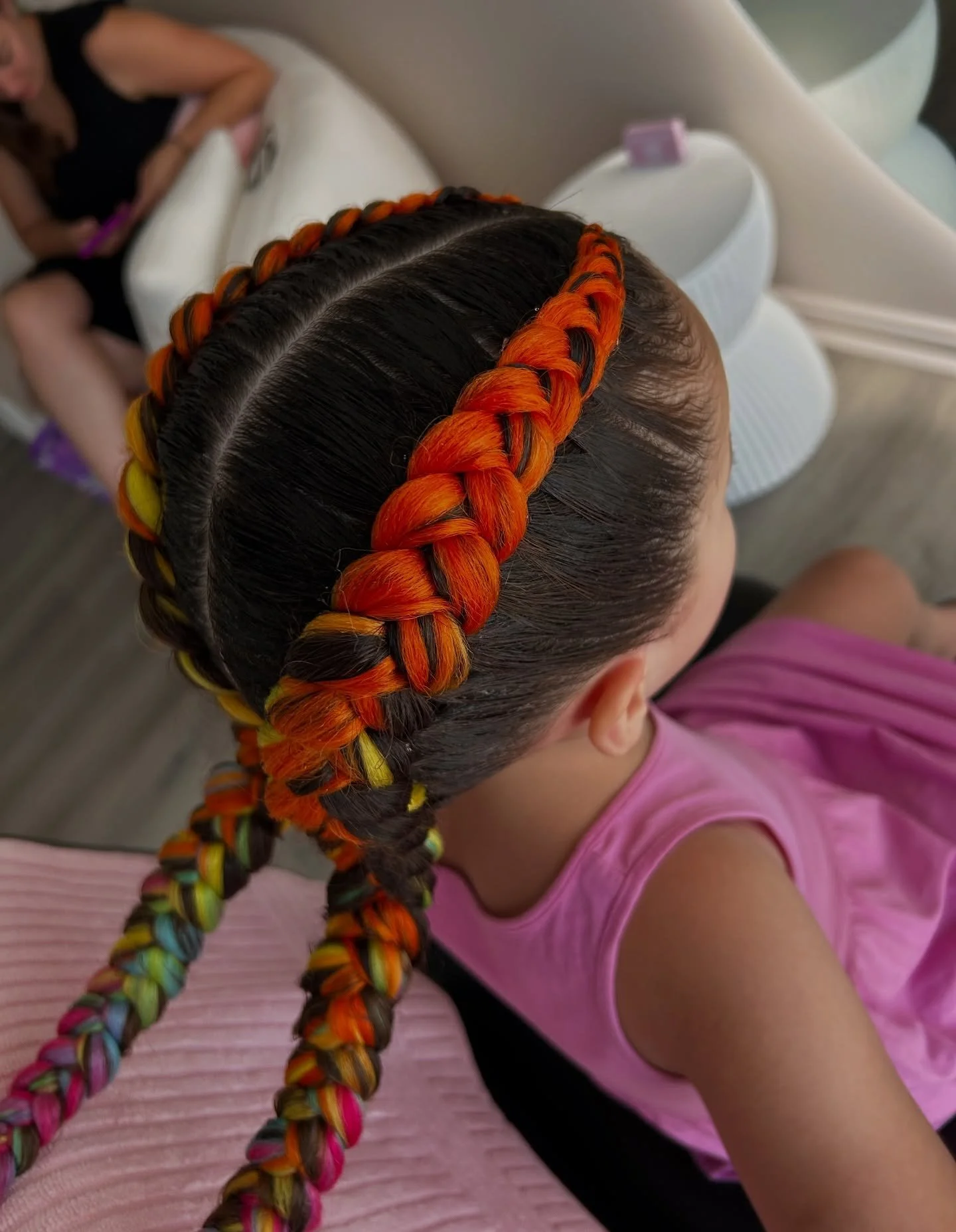 🌈🌈🌈

✨ Double Coloured Dutch Braids
☁️ Gregory Hills, NSW

Prior to booking please visit www.madsbeautybar.com 

Find all availability and reviews on our online platform, no message requests needed! https://www.fresha.com/a/mads-beauty-bar-gregory