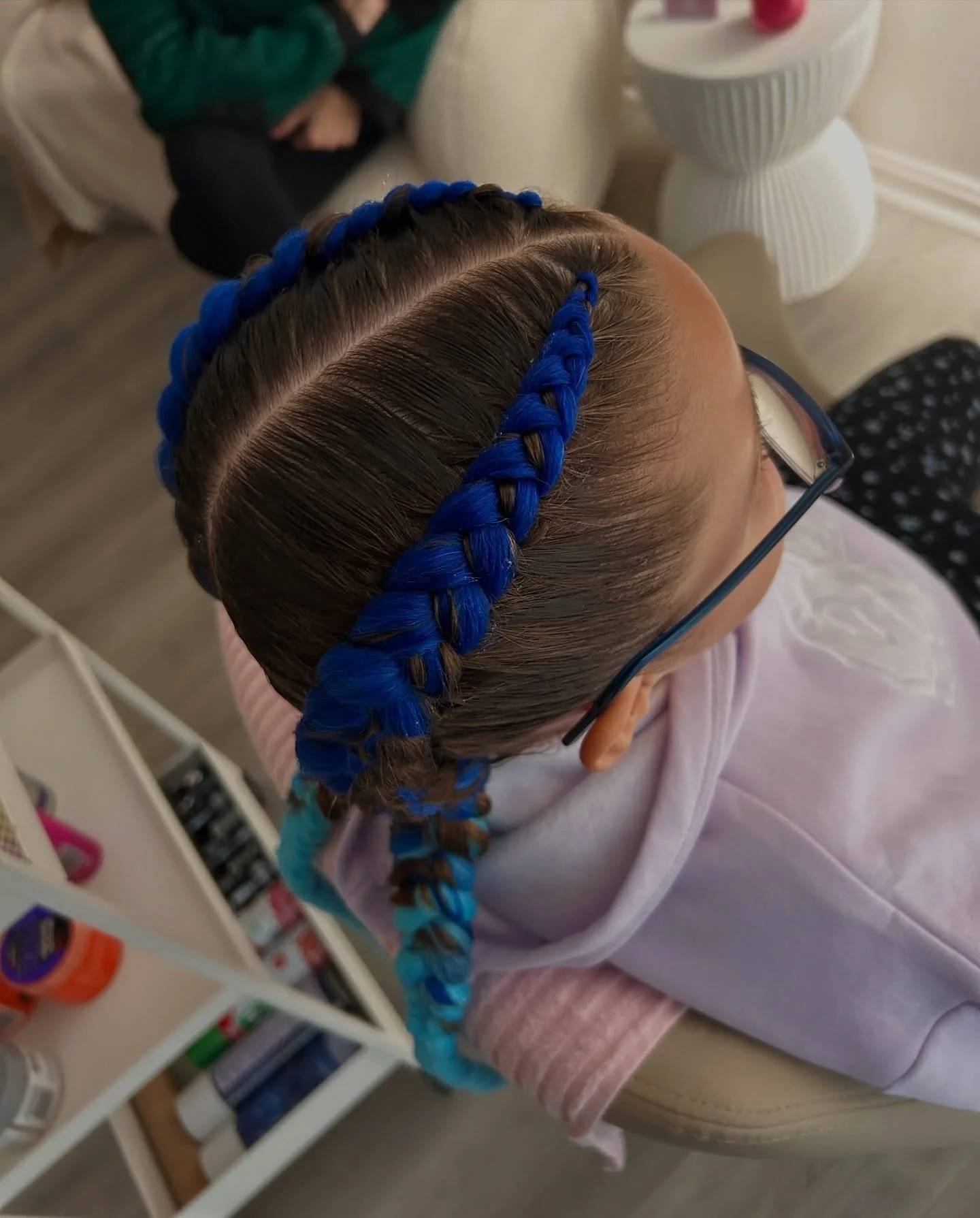 Love the blues 💙

✨ Double Coloured Dutch Braids
☁️ Gregory Hills, NSW

Prior to booking please visit www.madsbeautybar.com 

Find all availability and reviews on our online platform, no message requests needed! https://www.fresha.com/a/mads-beauty-