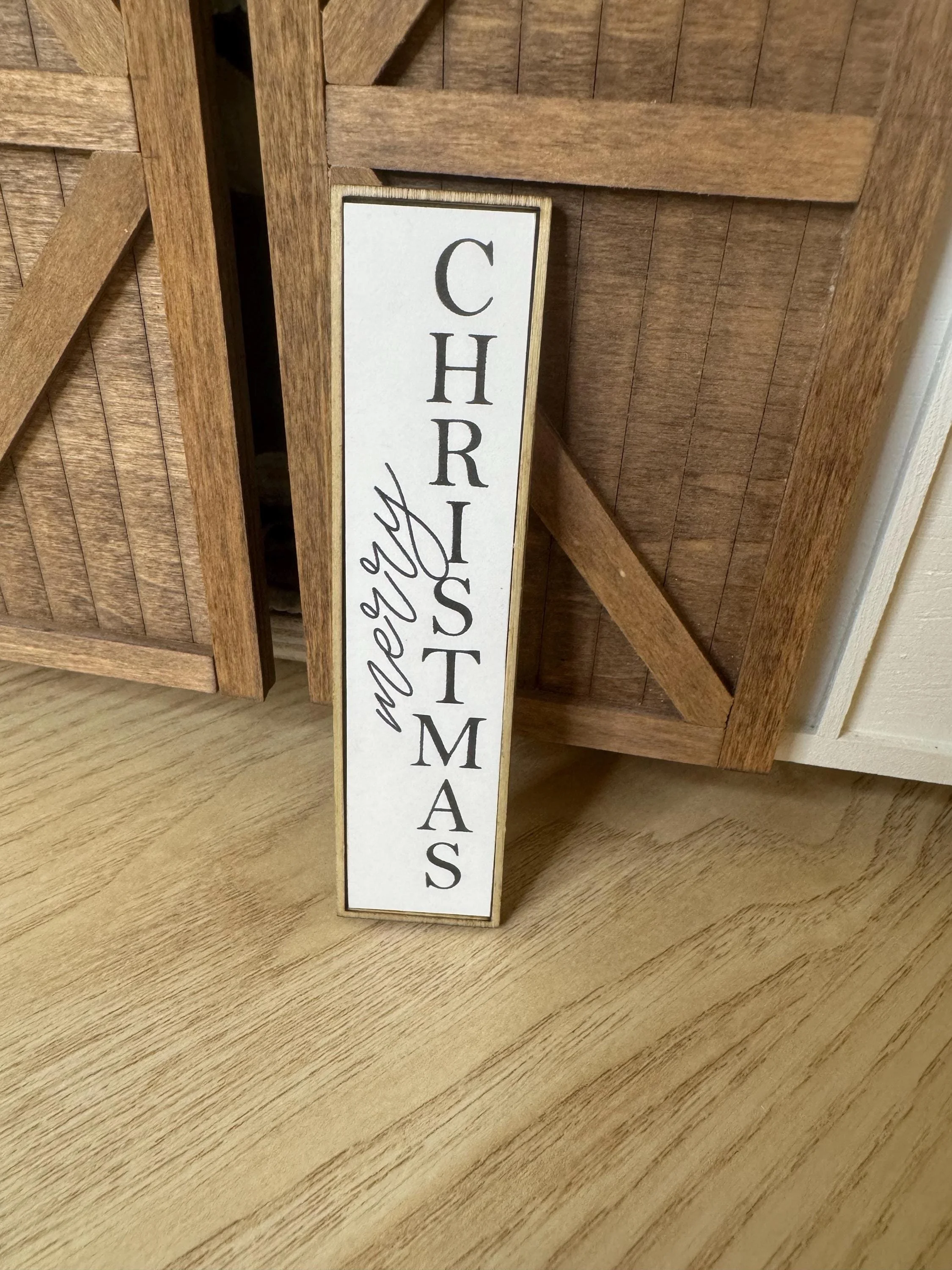 “Merry Christmas” Porch Sign