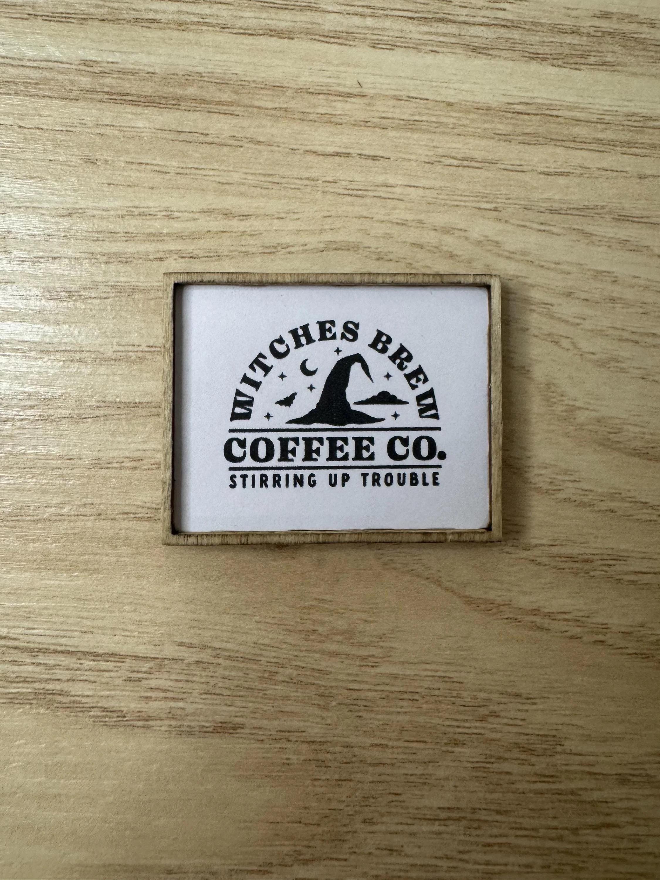 "Witches Brew Coffee Co." Sign
