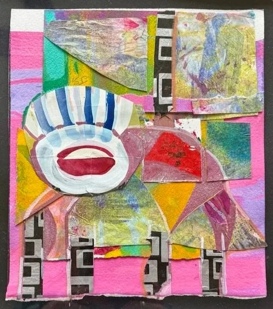 "Beastly Burden"
8" X 10"
Abstract Collage and Gouache
PRICE: $200, unframed