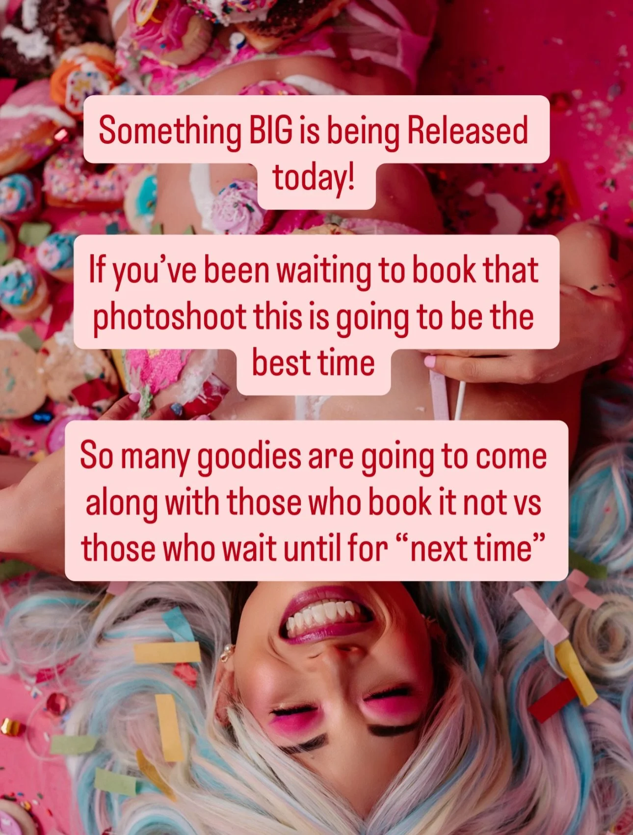 Something big is being released today so keep your eyes peeled towards the evening and don&rsquo;t forget to grab your spot ✨