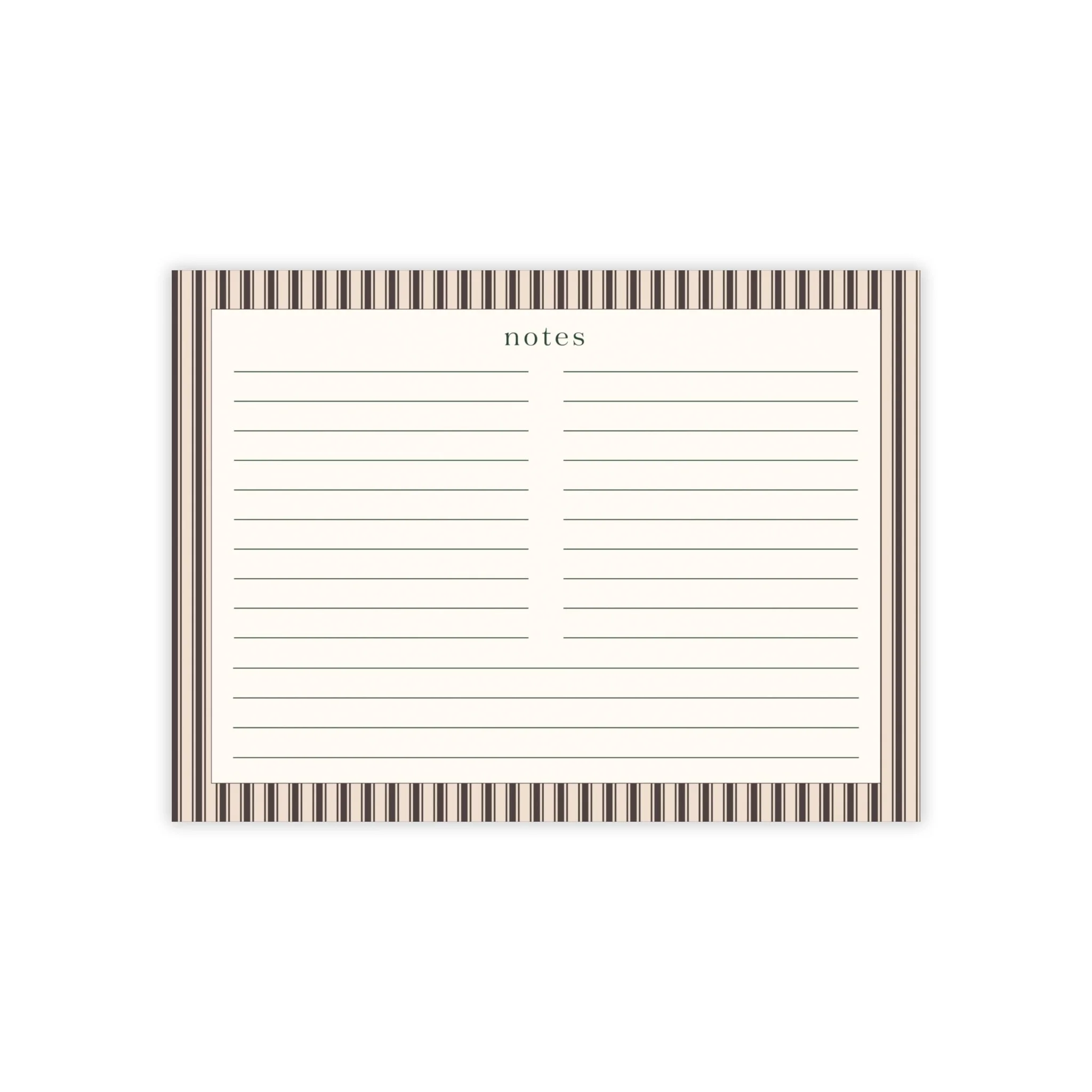 Post-it® Note Pad | Farmhouse Stripe