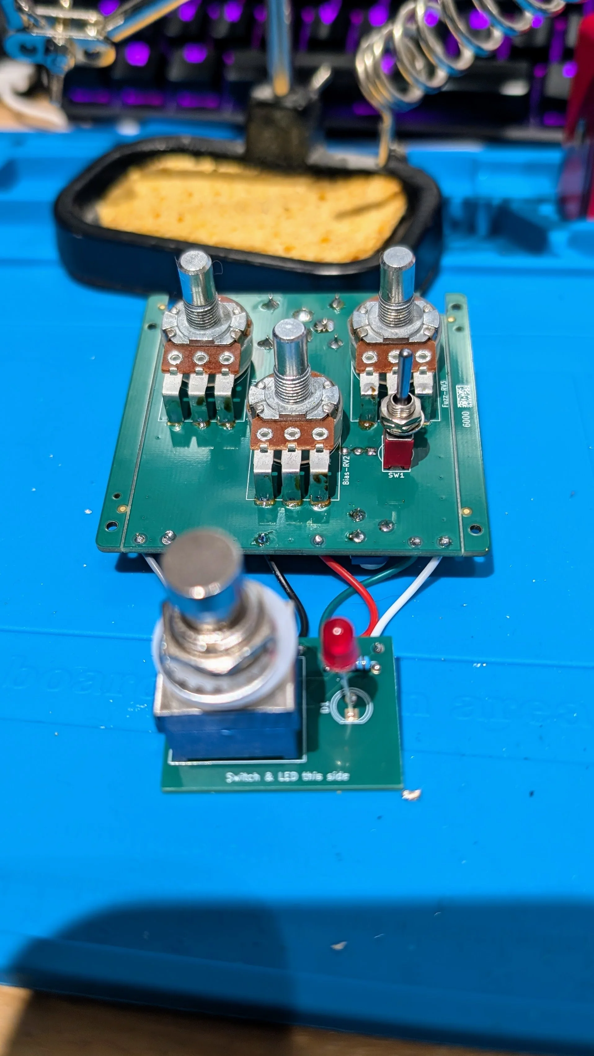 Pedal build in progress