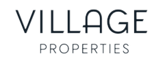 Text reading 'VILLAGE PROPERTIES' in black font on a white background.
