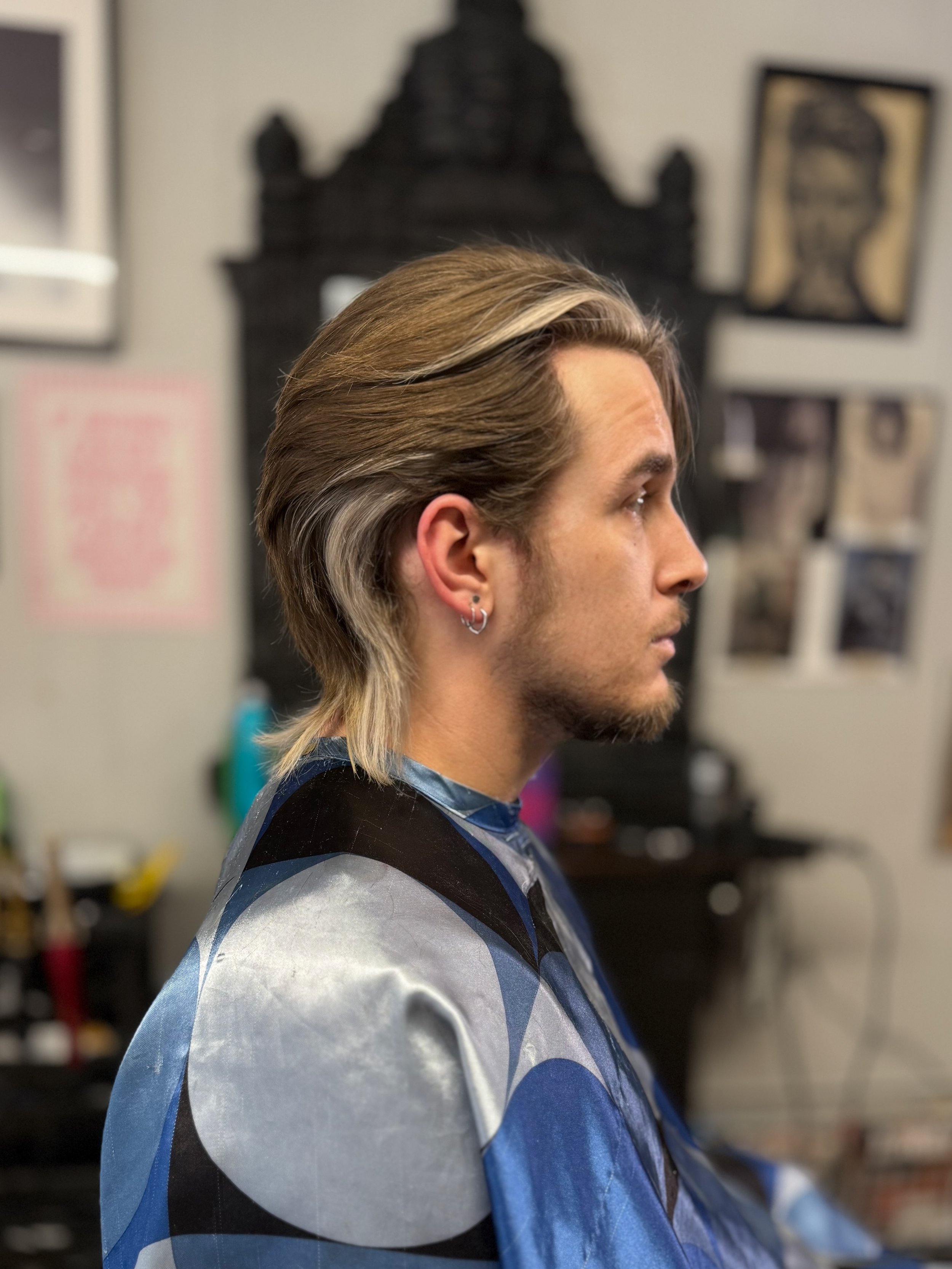 Men’s styled haircut and finish at Snip Happens family salon in New Port Richey Florida