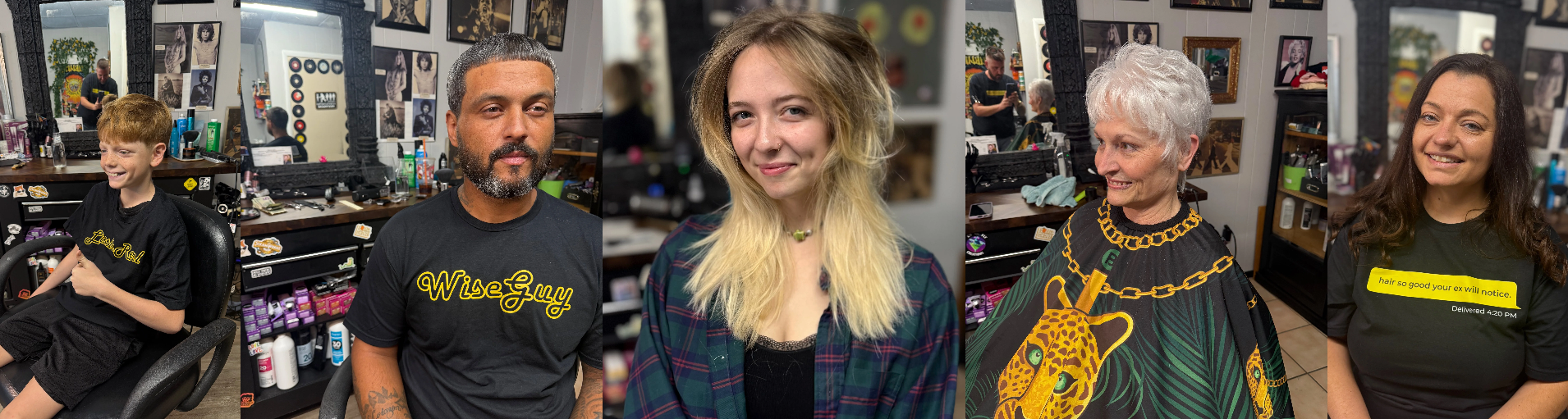 Haircuts for all ages at Snip Happens family hairstylist in New Port Richey Florida