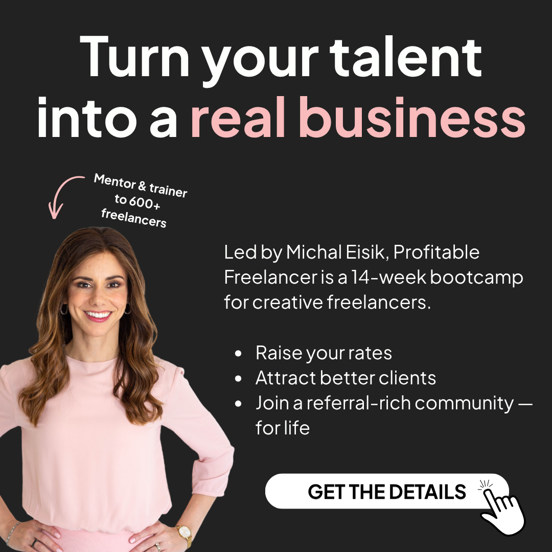 Profitable Freelancer course: turn your talent into a real business
