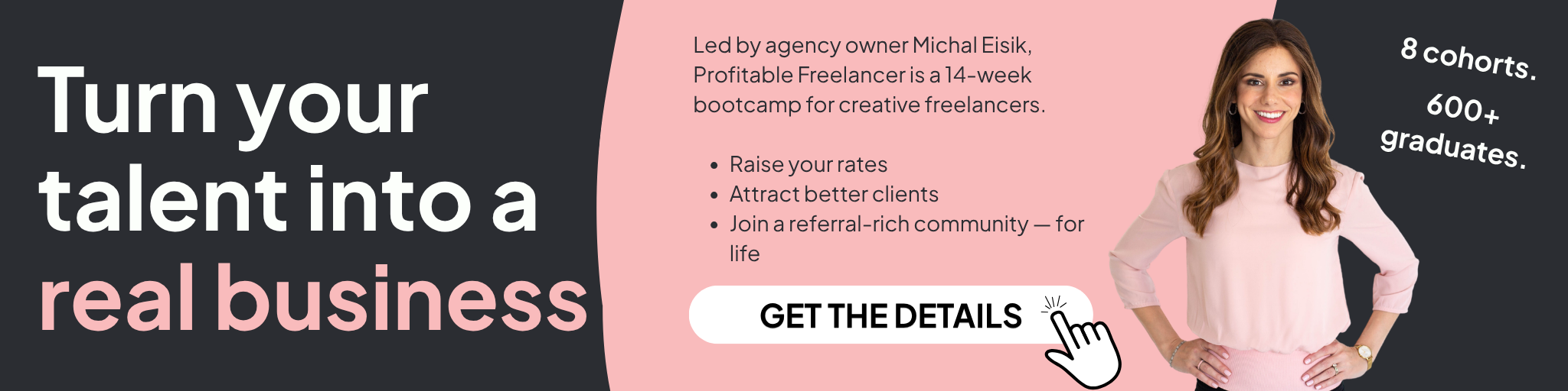 Profitable Freelancer course: turn your talent into a real business