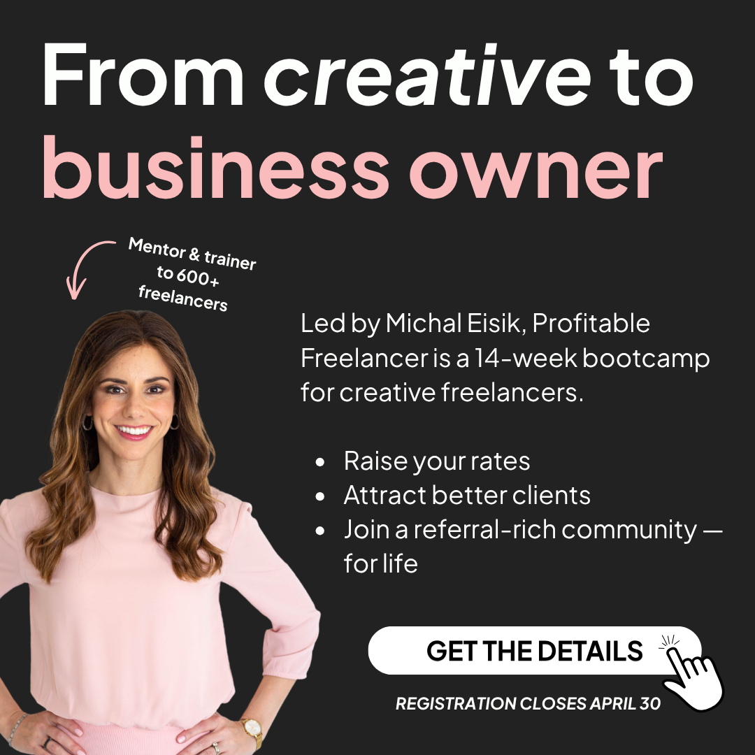 Profitable Freelancer course: from creative to business owner
