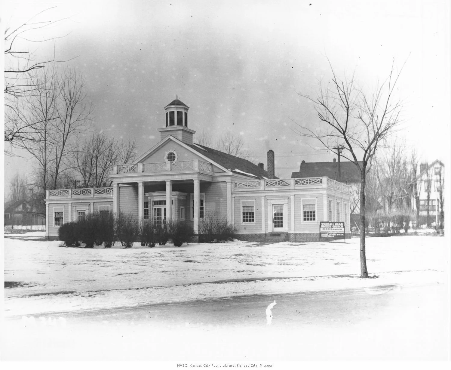 Early view of the church