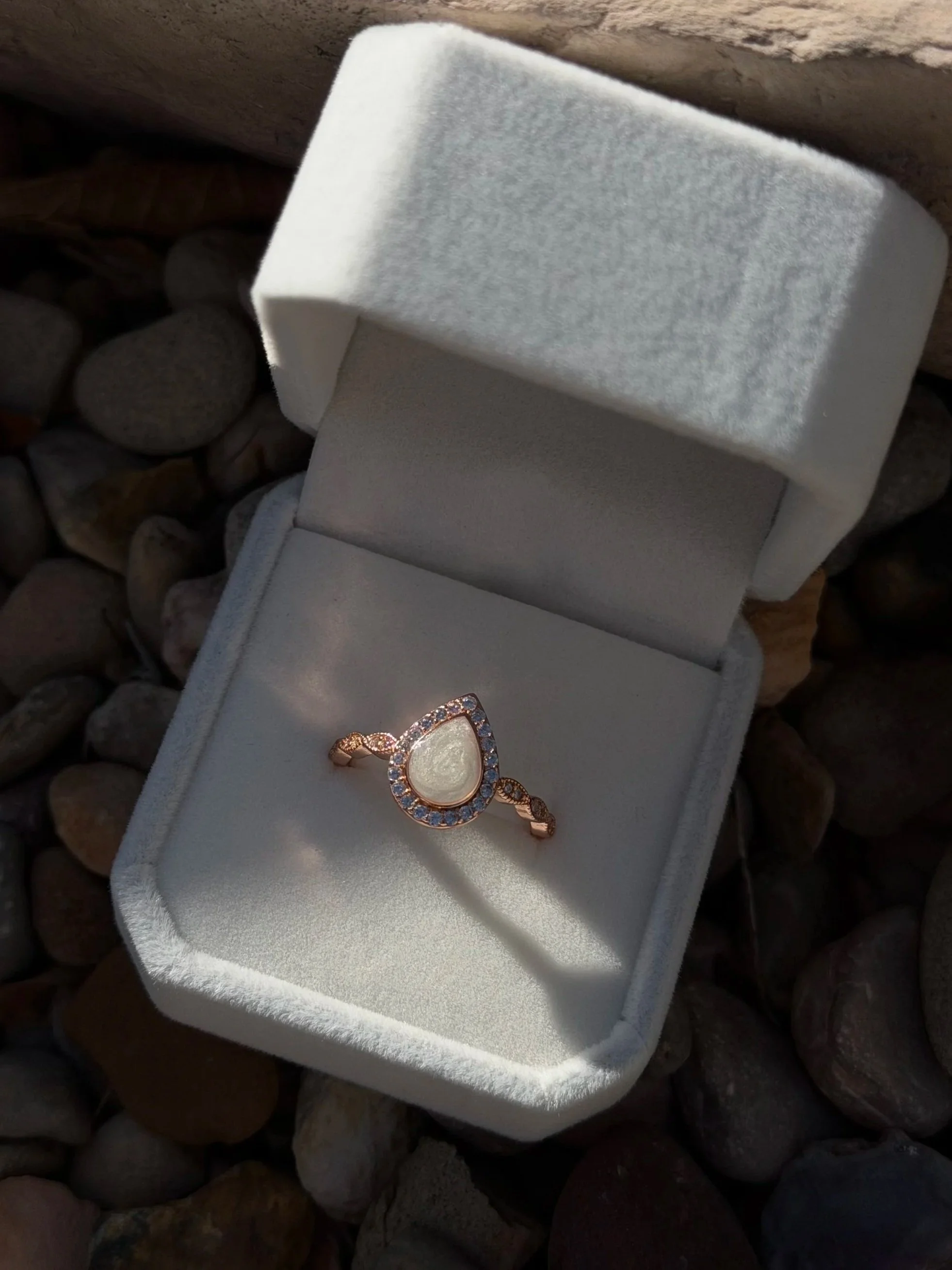 Teardrop Marquise ring (.925 Silver)