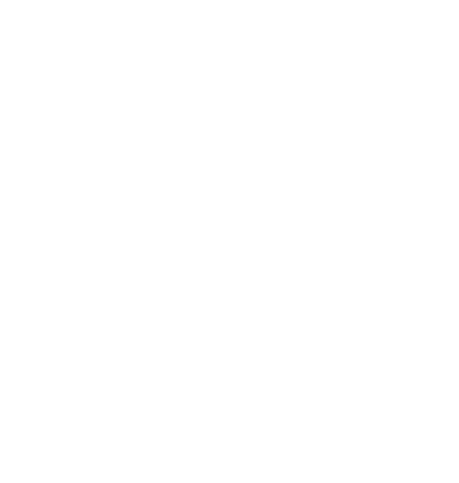A black and white stylized fingerprint resembling a human face with eyes and a mouth.