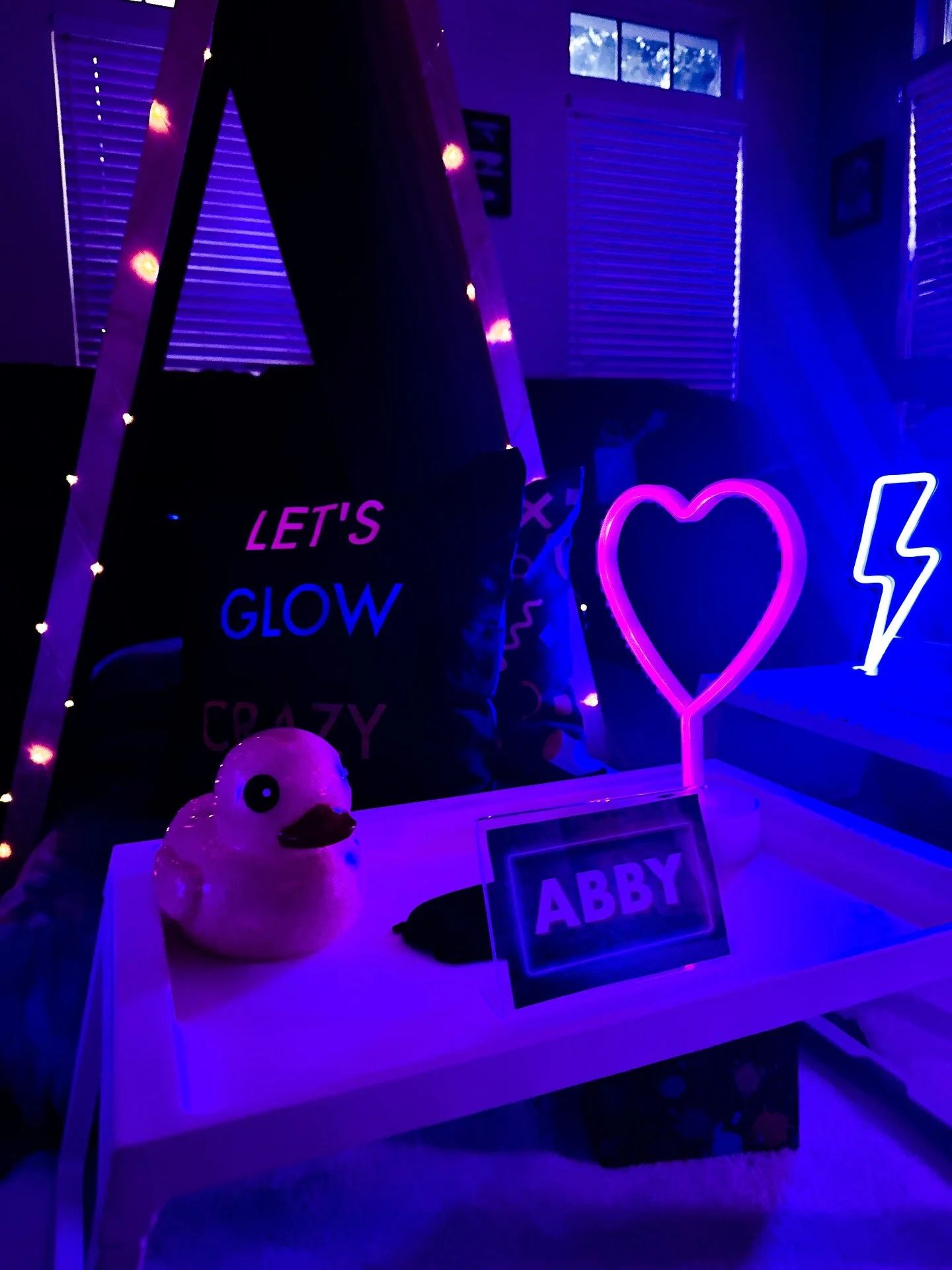 Ready. Set. Glow. ✨ Two days&rsquo; notice, already a packed week, but the magic came together.

Blacklight and party favors provided by the client. 

Slumber party season is in full swing! Be sure to inquire early to reserve your date. All inquiries