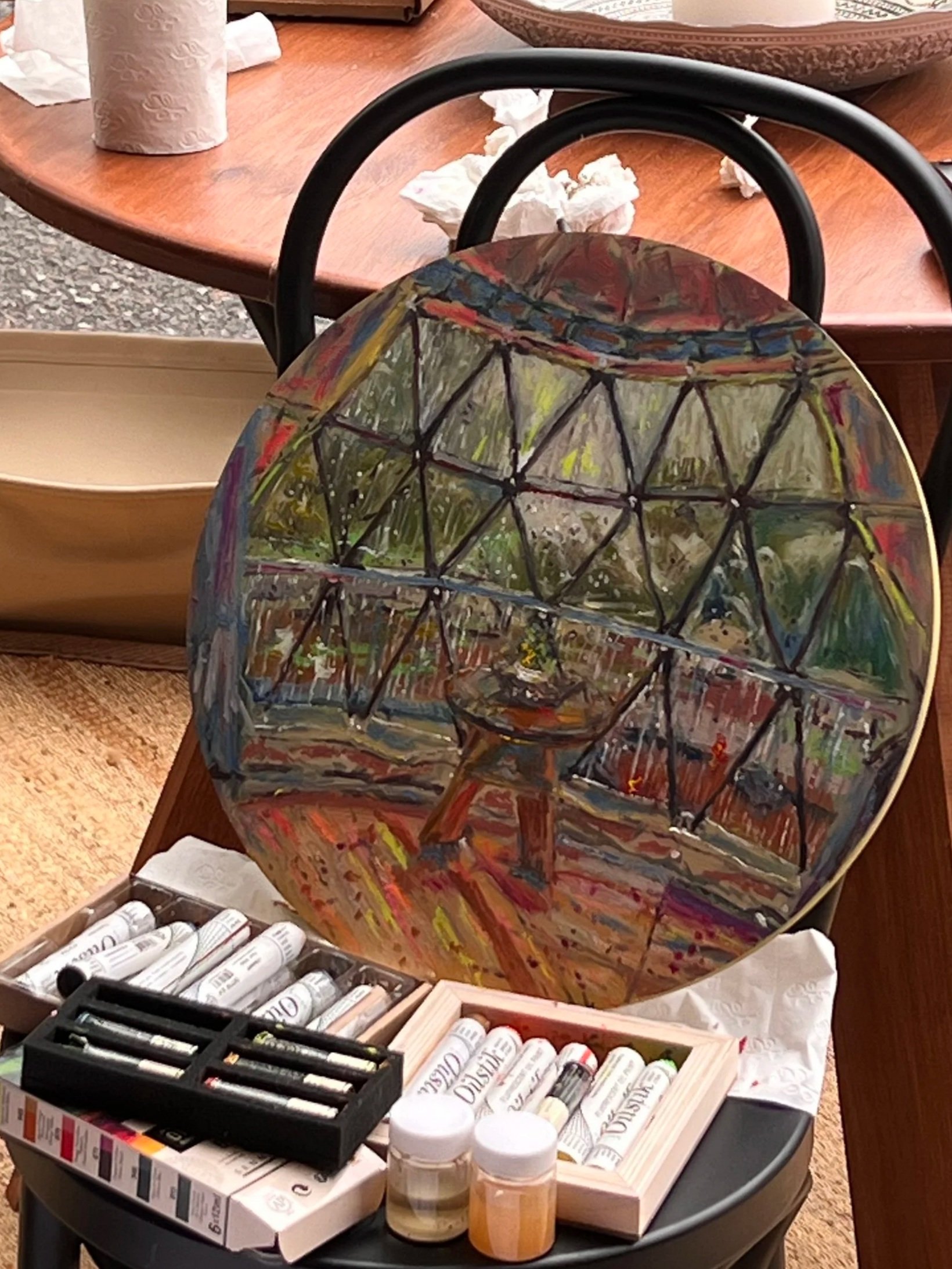 Bubble Tent in Storm