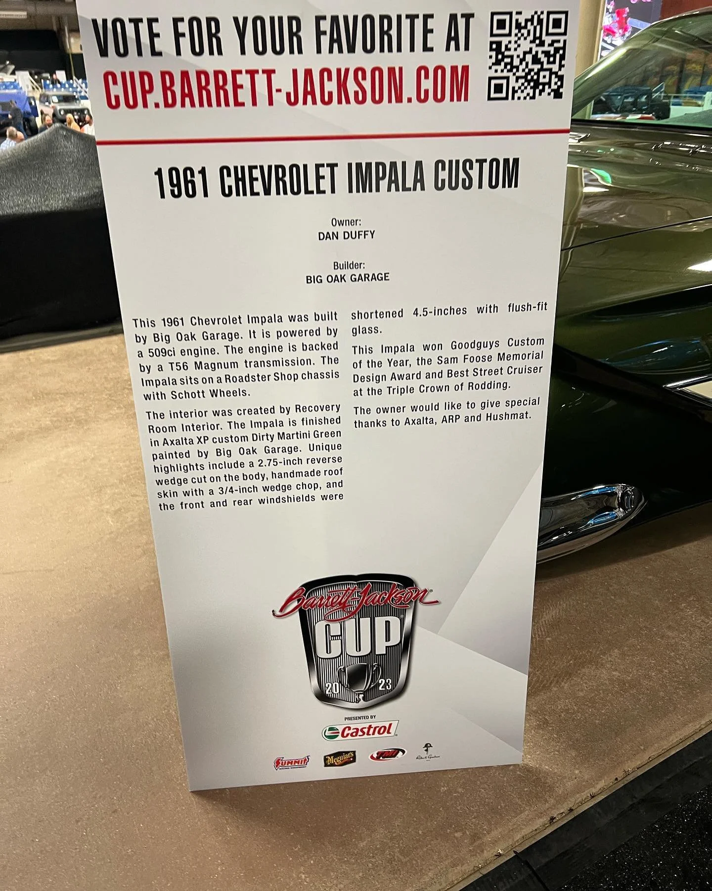 Barrett Jackson Cup (Jan 2023)