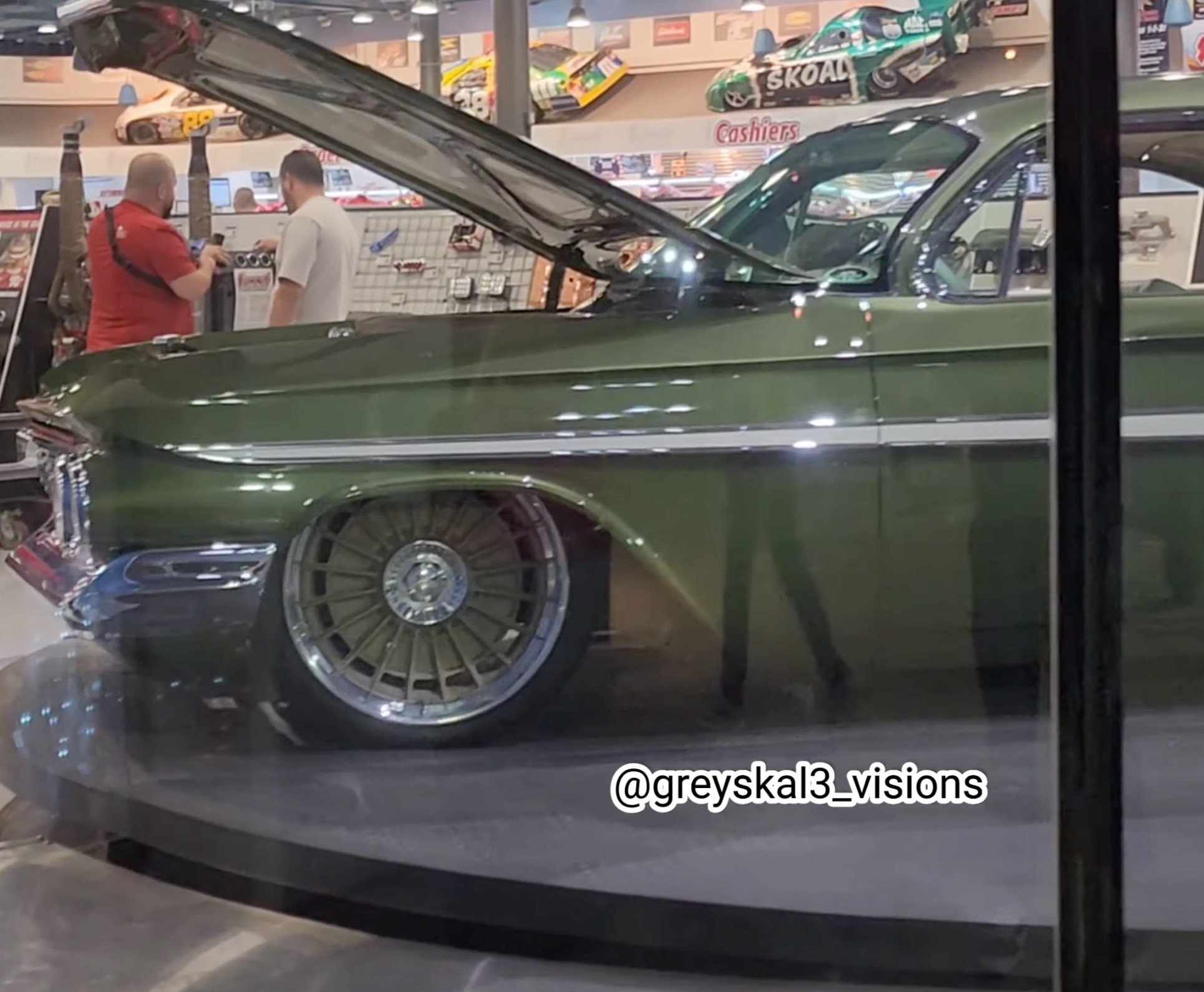 On display at Summit Racing lobby - Greyskal3_visions video (Jan 2025)