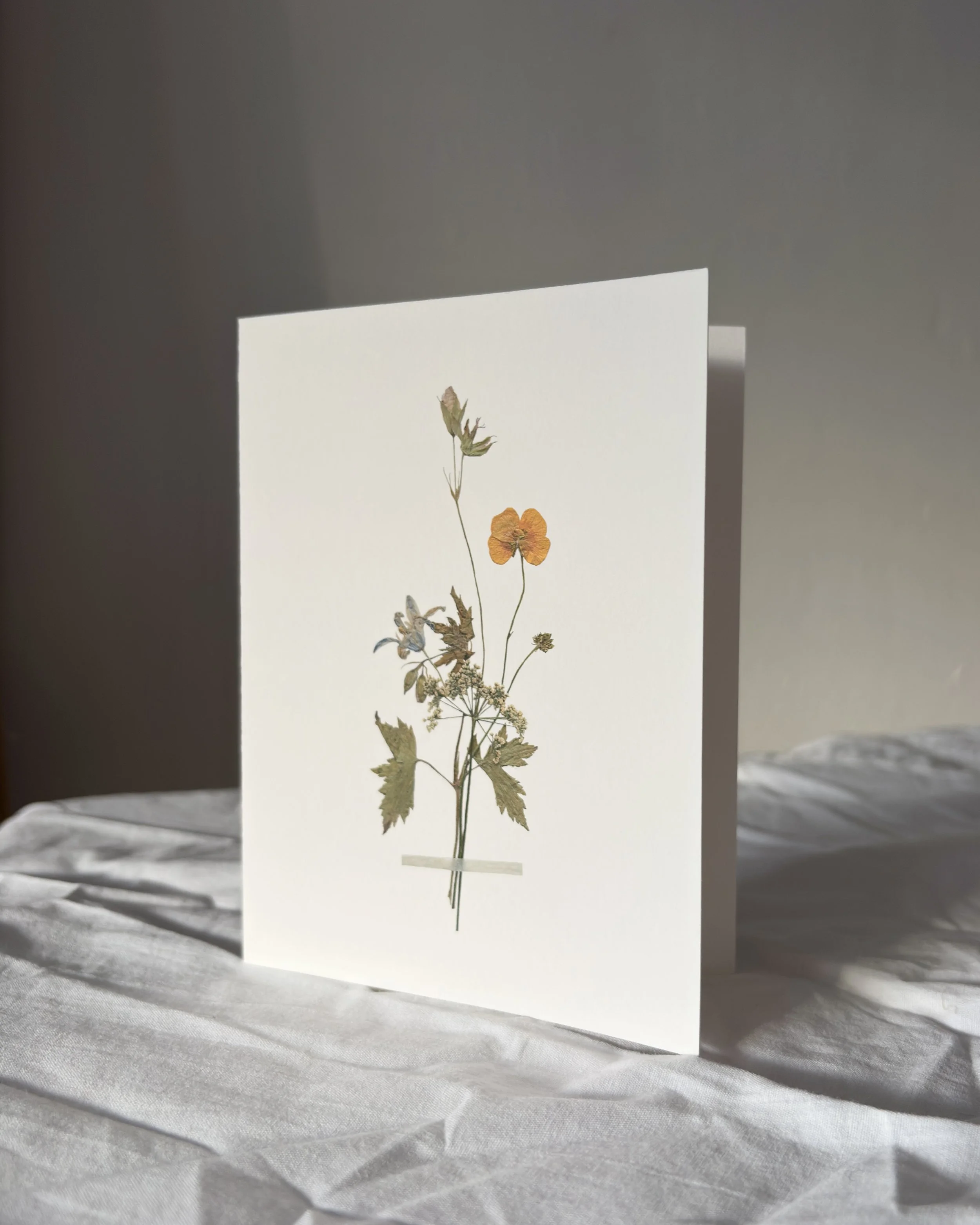 Pressed Bouquet Greeting Card