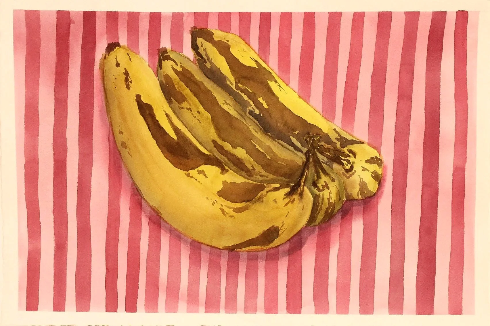 Go Bananas!, 2026, Watercolor