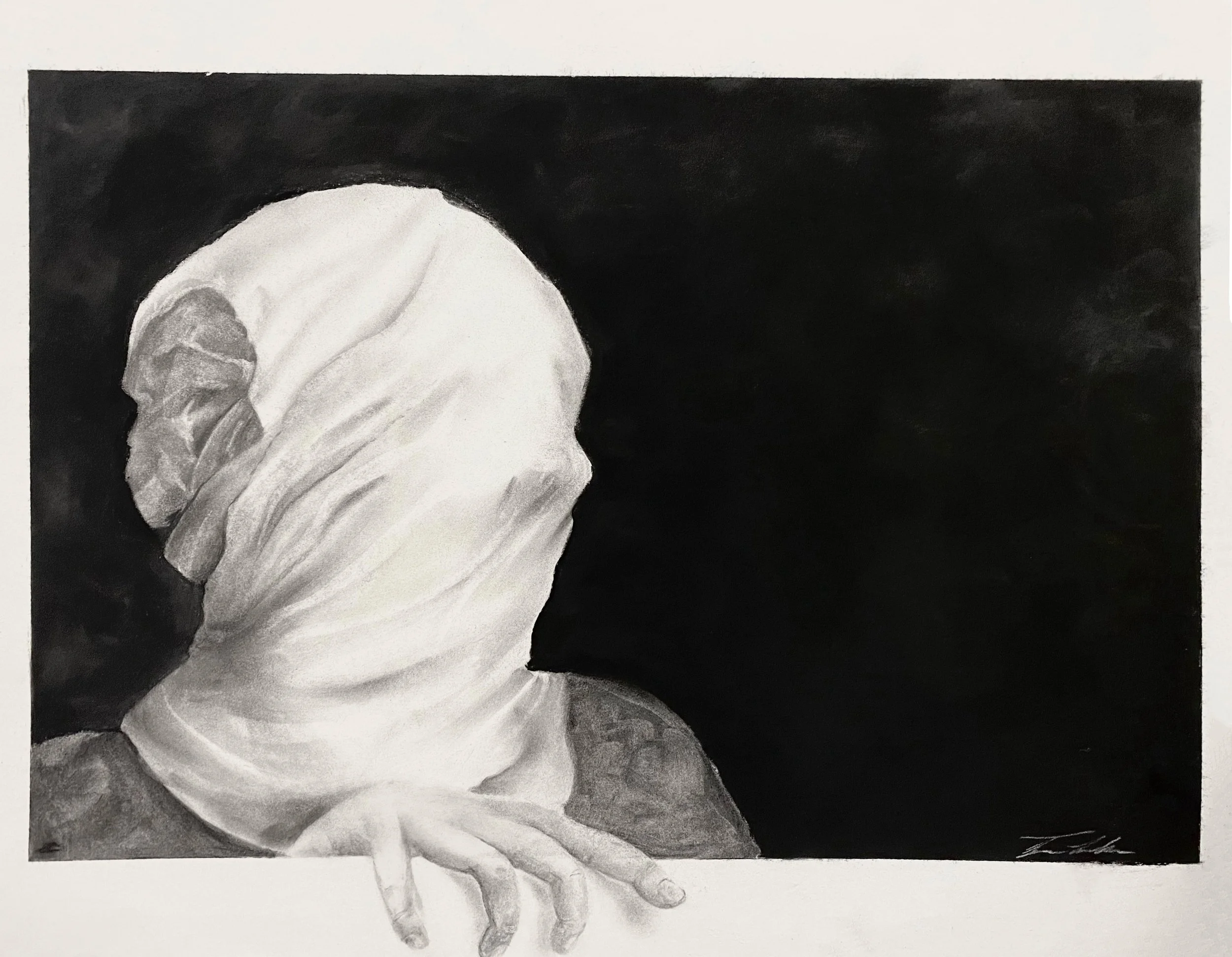 Untitled, 2024, Charcoal