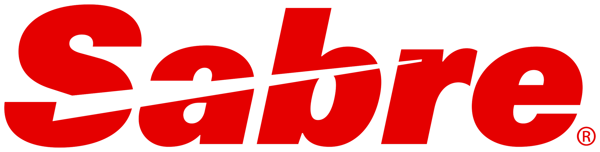 Logotipo de la marca Skechers en letras rojas con línea negra diagonal