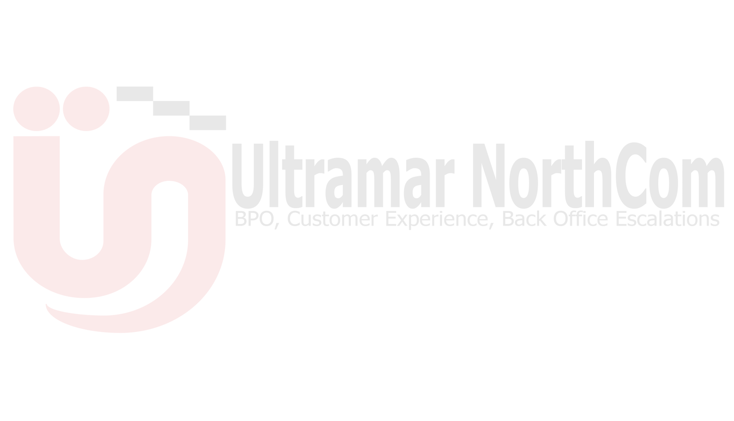 Logotipo de Ultramar NorthCom con texto en inglés y en español, incluyendo elementos gráficos en color rojo y negro.