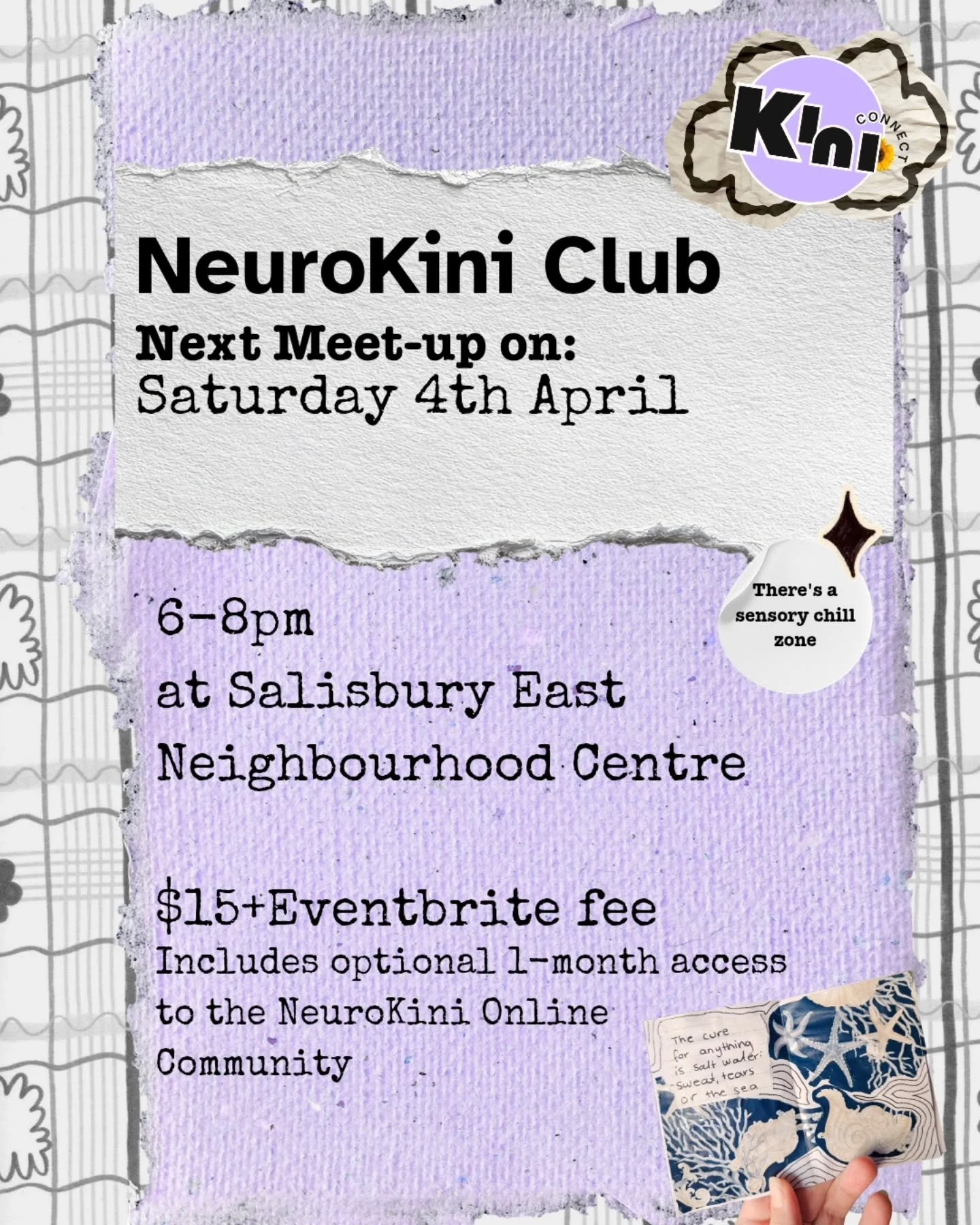 The April NeuroKini Club meet-up is on Saturday, 4th April!

I'm going to be bringing along my card making supplies and we can make Easter cards!
(if you want to to just come for the vibes and not the craft, that's okay too)

This club is for neurodi