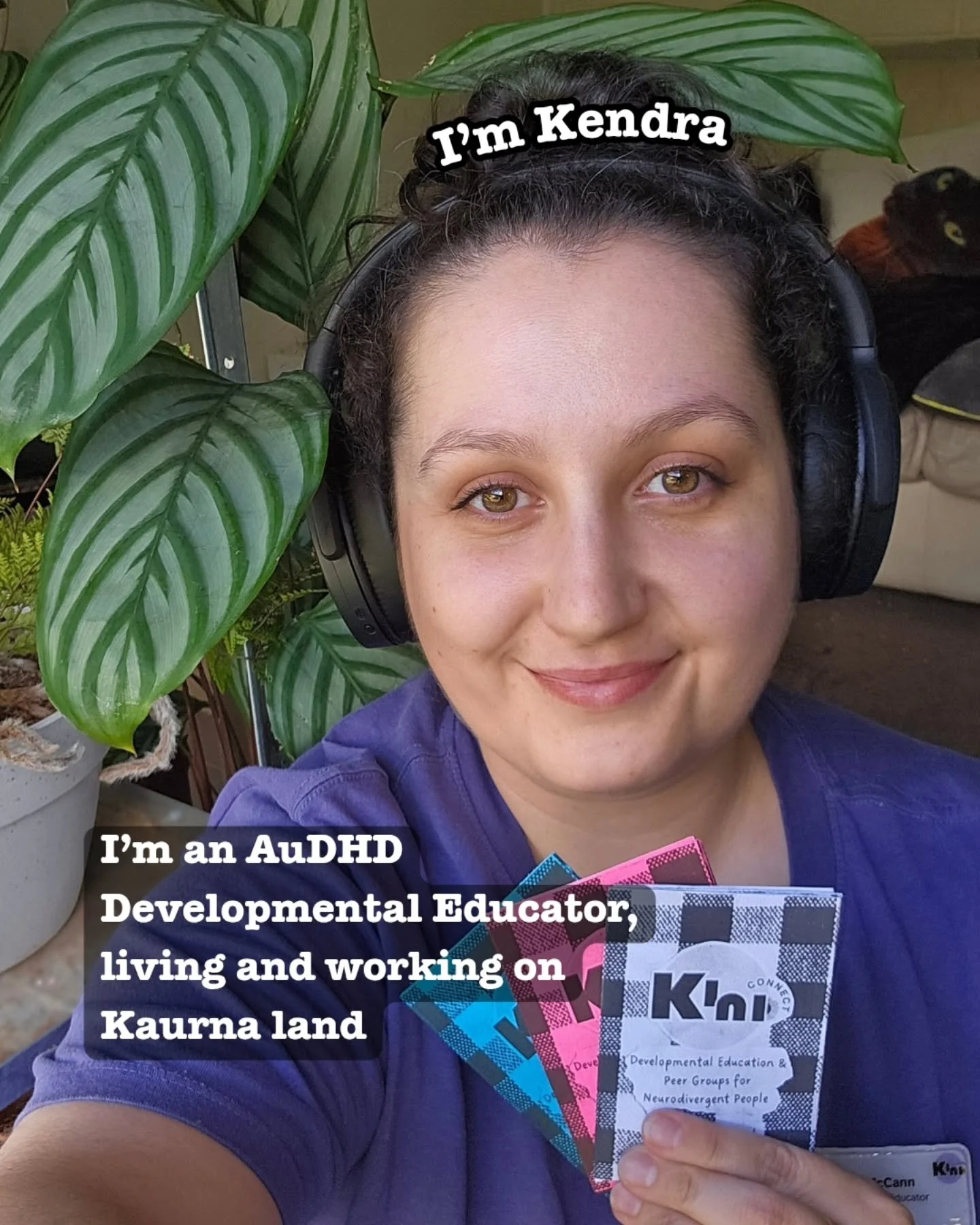 It's me, Kendra

I'm an Autistic and ADHD Developmental Educator, living and working on Kaurna land

I love supporting folks to build a life that might look a little different than typical, but works 

I have a passion for bringing the Neurodivergent